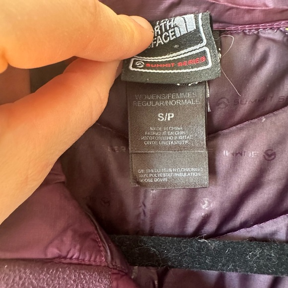 North Face Thunder down jacket purple summit series - Picture 2 of 3